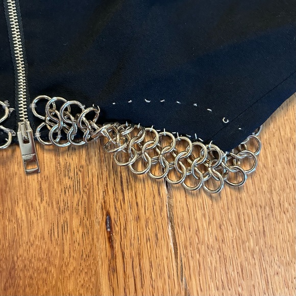 BURBERRY LONDON ACETATE CHAIN TRIM SILK LINED SHIFT DRESS WOMEN SZ US 6 Designer - Picture 12 of 15